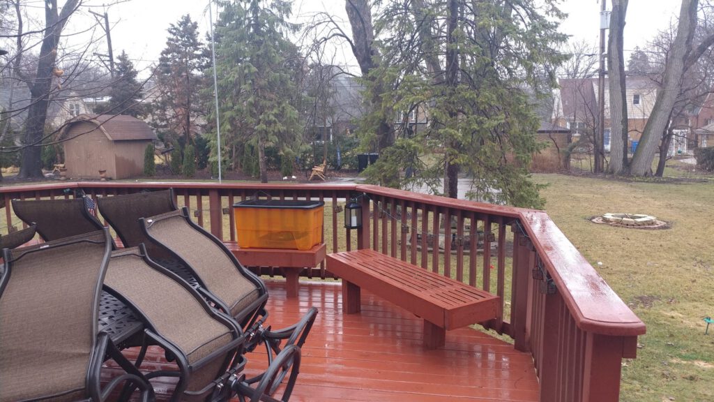 Multi Tier Patio with Built in Grill and Natural Gas Firepit